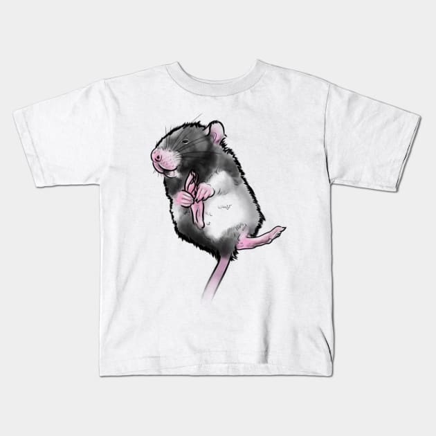 Cute rat Kids T-Shirt by slavo_slavo